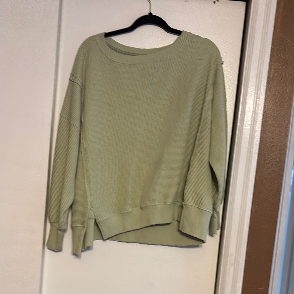 American Eagle Outfitters Sage Green Sweatshirt